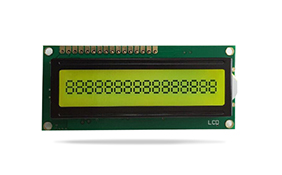 JXD1601A字符液晶 黃綠屏黃綠光